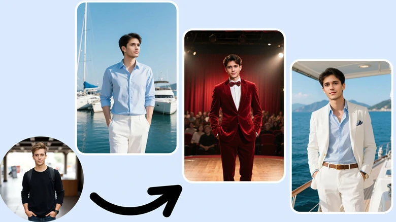 Selfie to Old Money Style Headshot with FlexClip's AI Headshot Generator