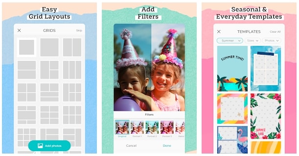 Create much more with 4 gif-maker collage maker app templates 