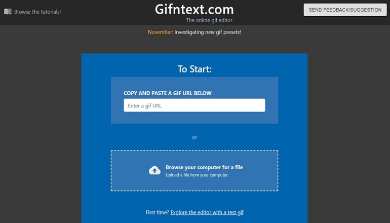 Add animated text and images to a gif - Gifntext - The online gif editor