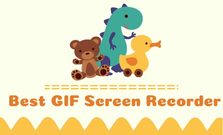 Gif Animator features organized by screen recorder and gif editor