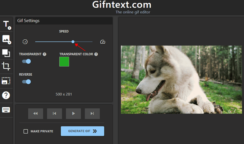 Online GIF Tools' that allows you to edit many things such as changing the  playback speed of GIF animation, mosaic processing, transparency  processing, etc. - GIGAZINE