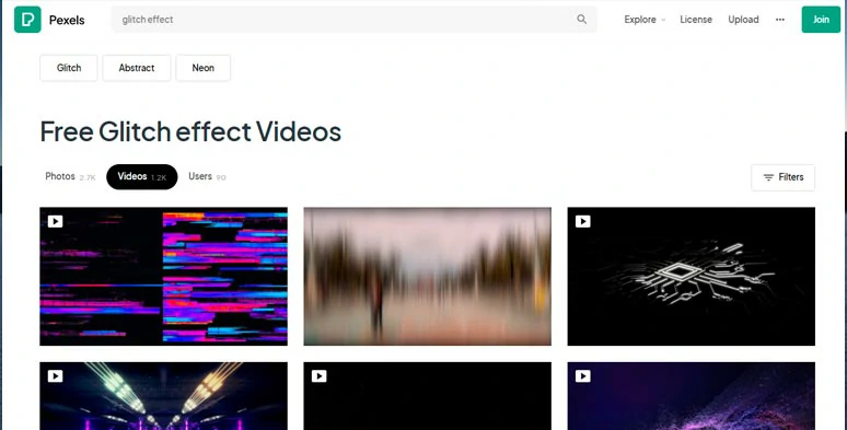 Download free glitch video overlays from Pexels