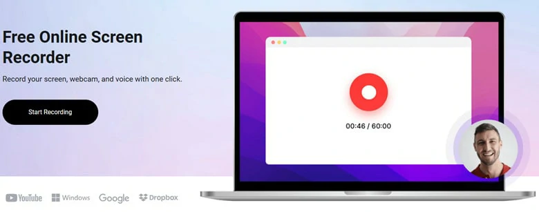 Turn Google Slides to Video Online with FlexClip's Screen Recorder