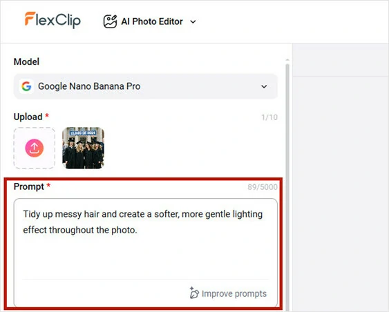 Enter a Simple Prompt for the Perfect Graduation Photo