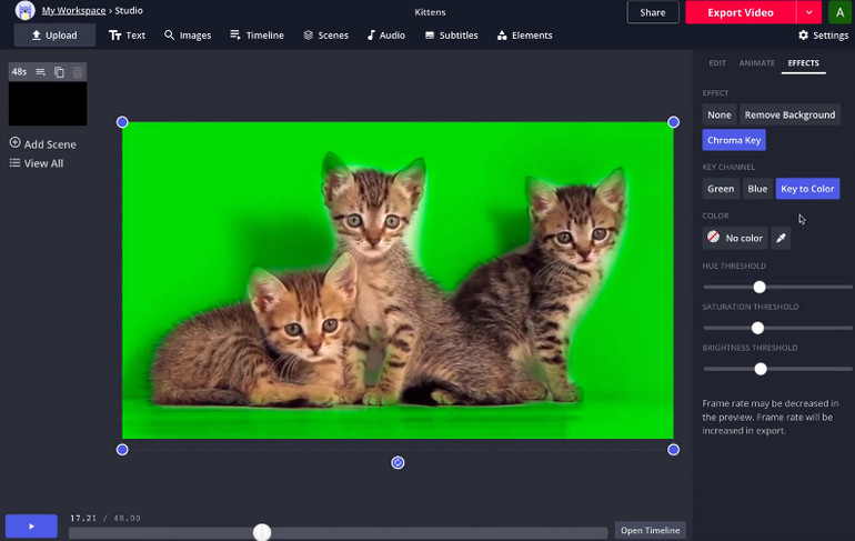 Online Green Screen Video Editor - Kapwing