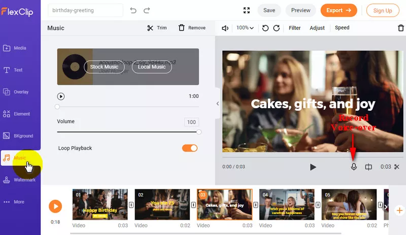 Add Music to Your Video Greeting