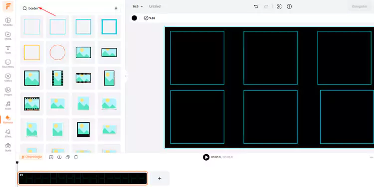 Créez une vidéo quadrillée – FlexClip