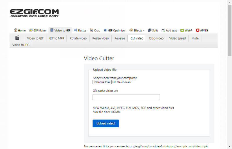 Online Video Cutter - EZGif.