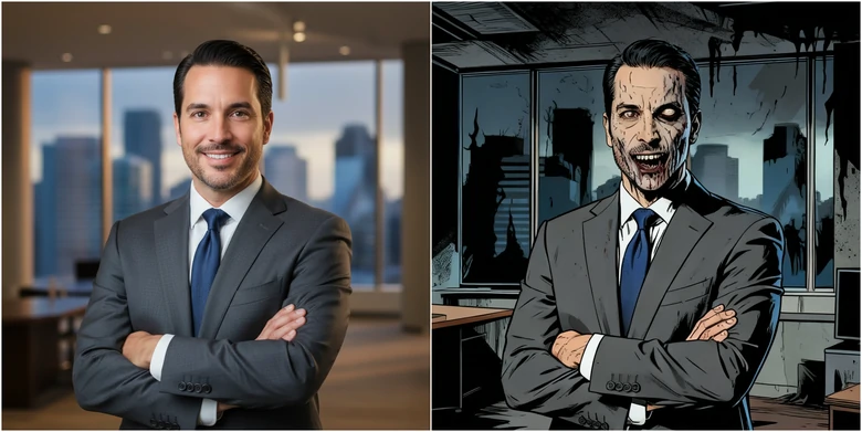 Turn Photo into Horror Comic