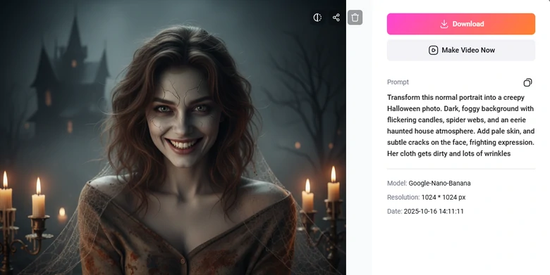 FlexClip Export & Share Output