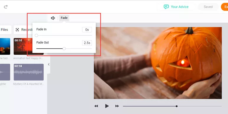 Add fade in/out effect to make added sound effects smoother