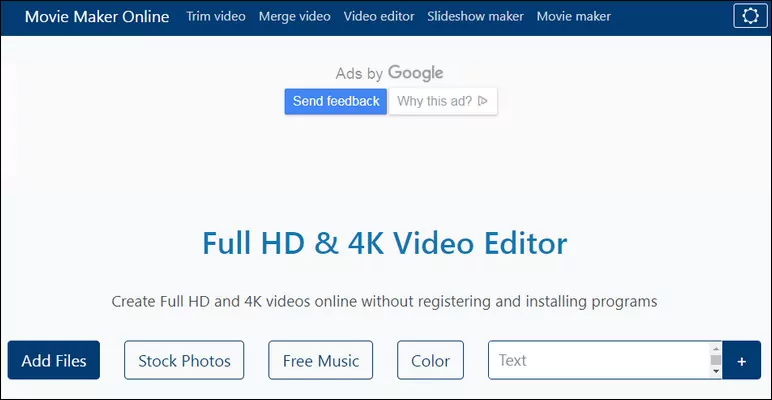 Online HD Video Maker - Movie Maker Online