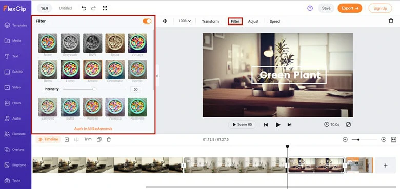 Add Filter to Your Home Organization Video