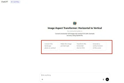 Select One Prompt to Guide AI Image Conversion Process