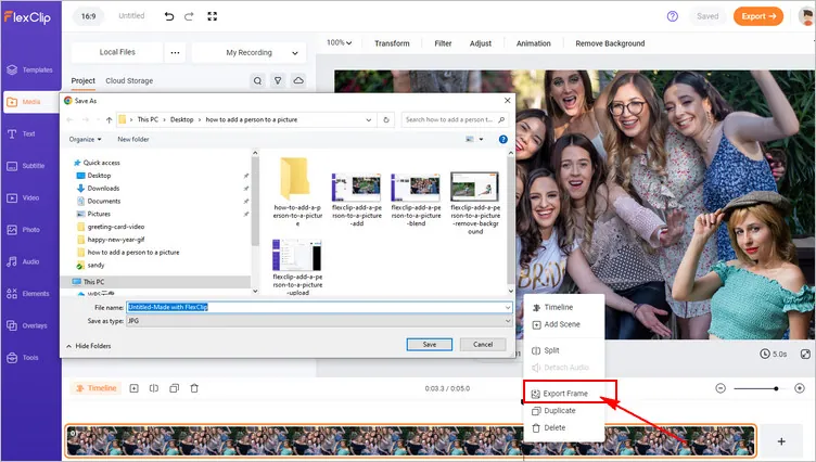 Add a Person in a Photo Online without Photoshop - Download