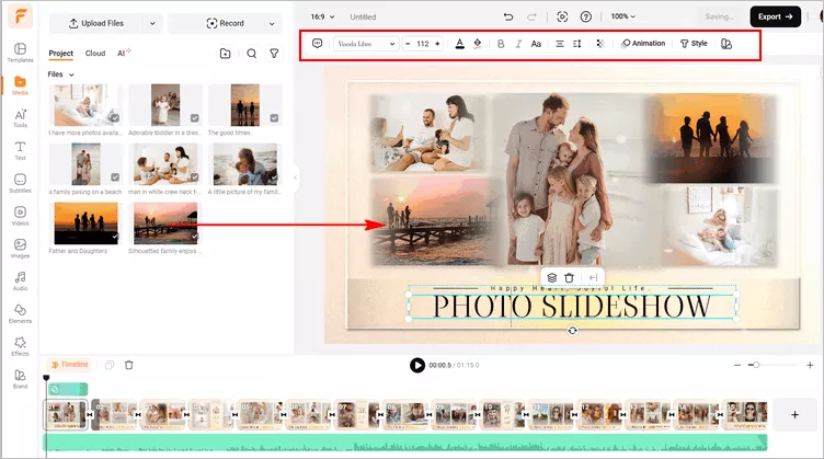 How to Add Music to a Photo Slideshow - Customzie the Templates