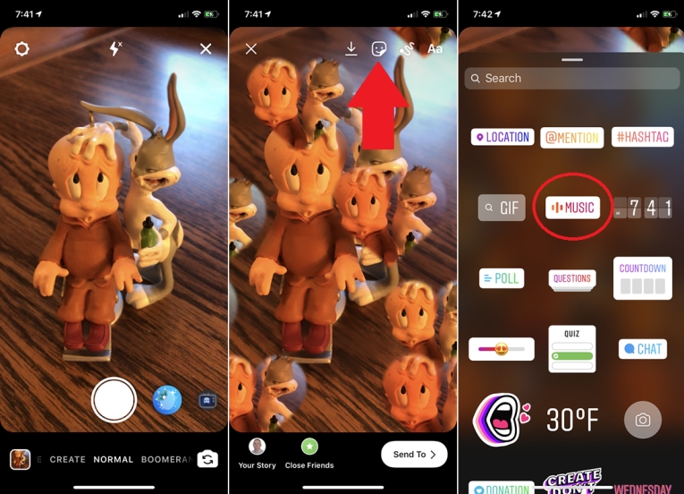How to Add Music to Instagram Story with Music Sticker