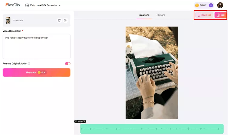 Add Sound Effects to Screen Recording with AI - Download