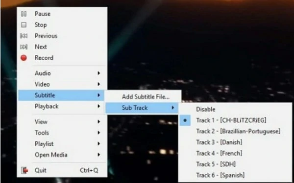 Add Subtitle File to Your Video