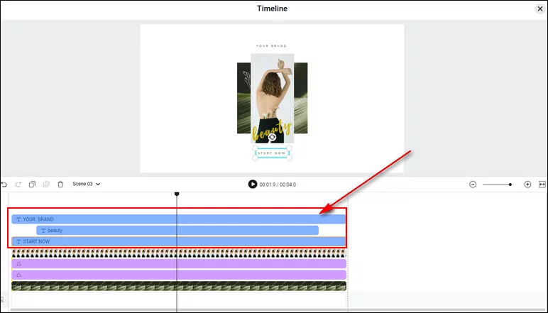 Add Text to Reels Video at Different Times - Adjust Time