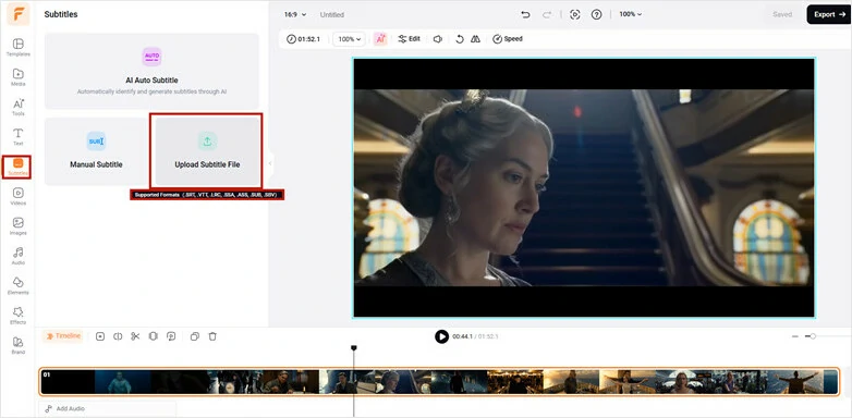 Import VTT File and Add VTT Subtitles to MP4