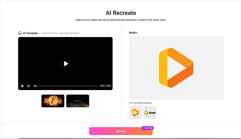 Upload Your Logo Image and Generate Animation