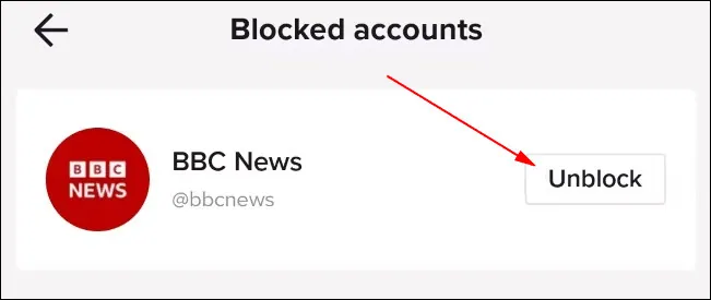 Unblock People From Your Account's Privacy Menu - Unblock