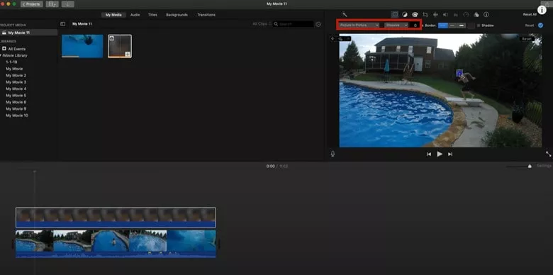 How to Blur a Face on iMovie: Apply Picture-in-Picture Effect