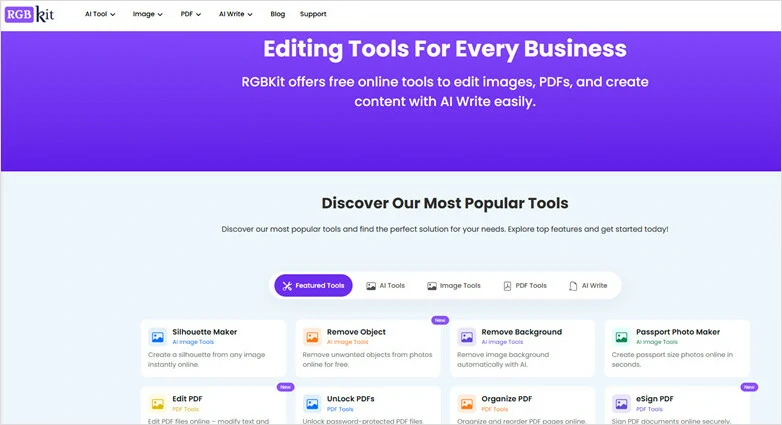 RGBKit - Blur Background of Image Online