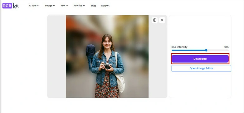 Download Your Blurry Background Image