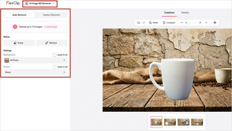 Remove Background in Batch and Replace a New One
