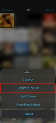 How to Blur a Video on iMovie: Apply the Blurred Image and Set it Picture-in-Picture