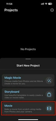 How to Blur a Video on iMovie: Import the Video You Want to Blur on Your iPhone