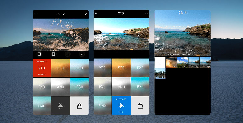 Use Chromic App to brighten a video