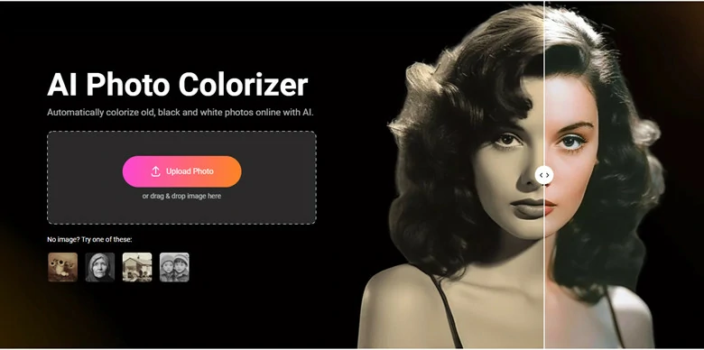 Upload Your Black and White Photo to FlexClip's AI Photo Colorizer