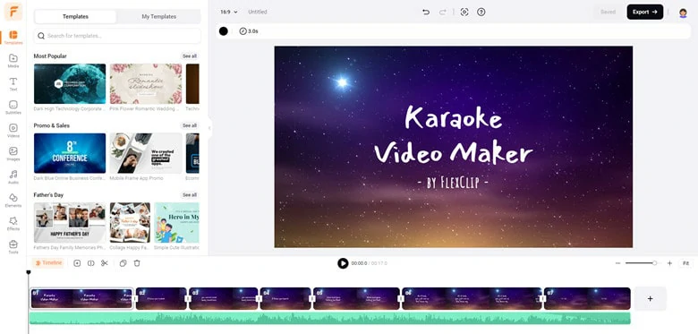 The Best Karaoke Video Maker Online - FlexClip