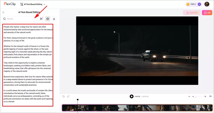 Automatically Cut out the Middle Part of a Video - Transcribe and Cut with AI