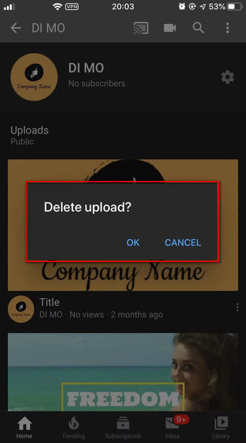 You can now delete videos on the mobile phone forever 