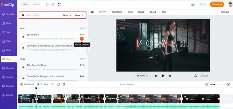 Add royalty-free music or sound effects to QuickTime videos