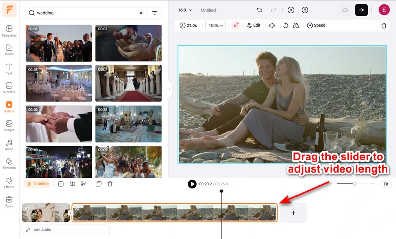 Adjust Video Duration