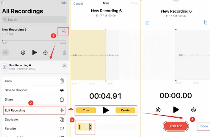 How to Edit Audio Recording on iPhone