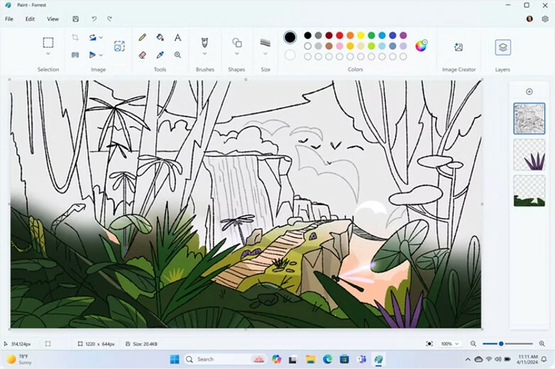 Paint: Edit Photos on Windows 11