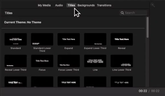 Add titles to Zoom recording videos in iMovie