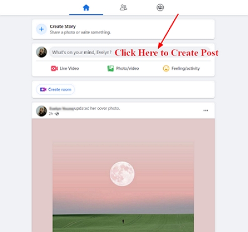 Embed YouTube video in Facebook on Desktop - Step 2-2