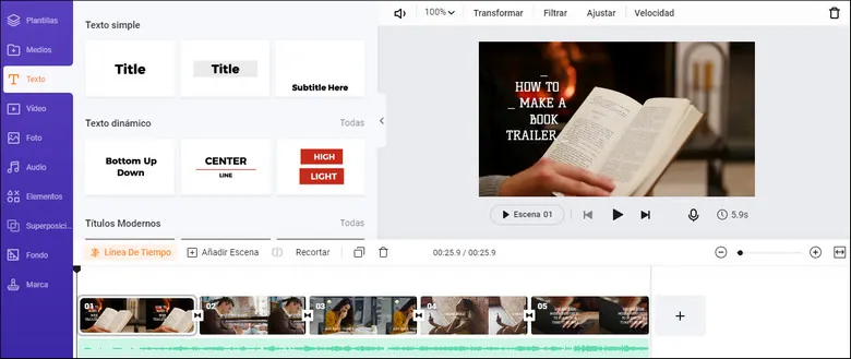 Online Book Trailer Maker - FlexClip