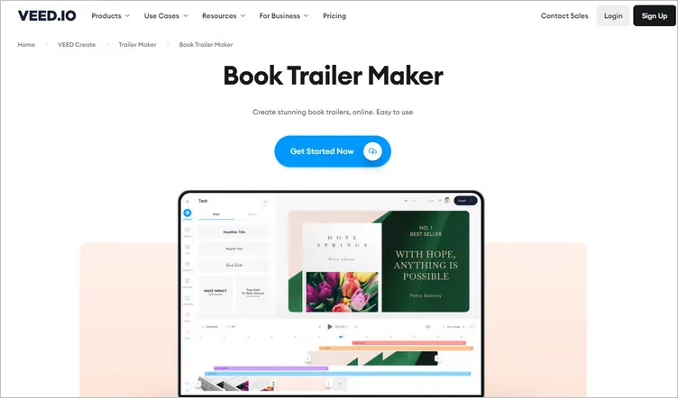 Online Book Trailer Maker - VEED