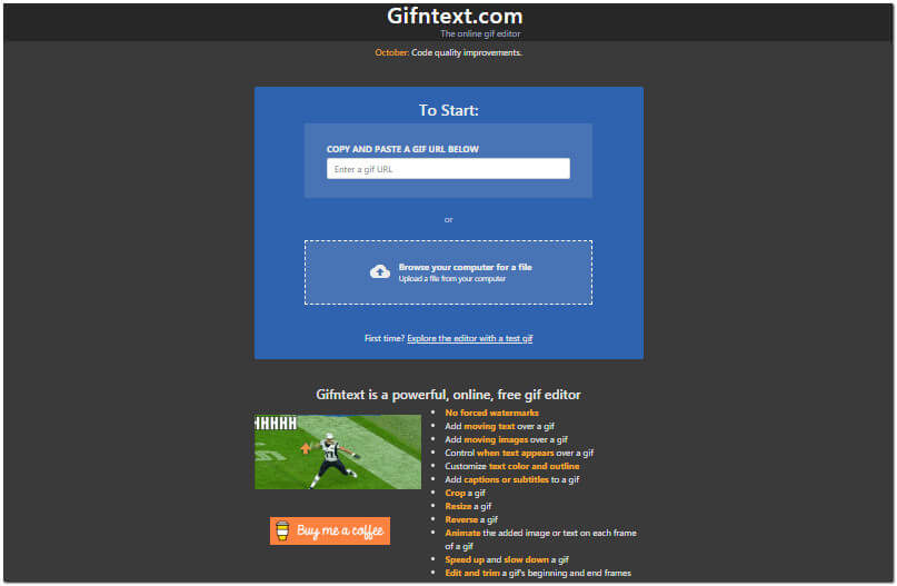 Add animated text and images to a gif - Gifntext - The online gif editor