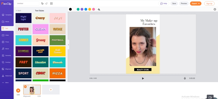 Edit Your Snapchat Stories with FlexClip