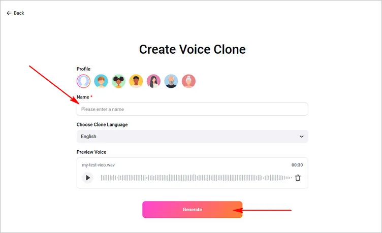 Create Your Custom Voice from a Cloned Voice - Clone Voice