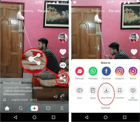 Save TikTok Video to Your Photo Gallery